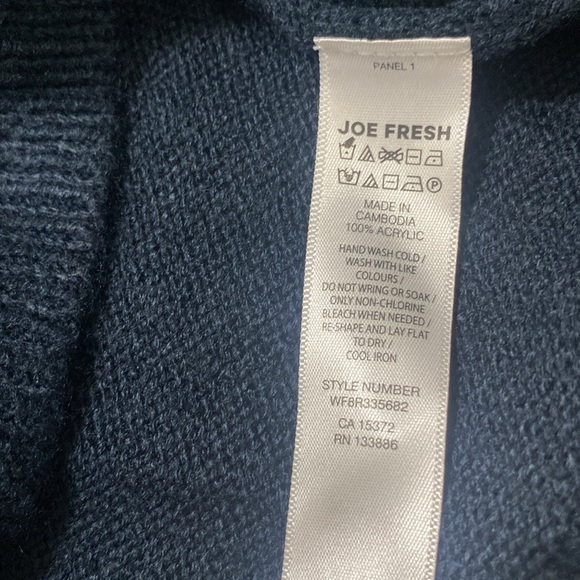 NWT JOE FRESH Long Sleeve Crew Neck Sweater w/ Flared wrist - Picture 7 of 8